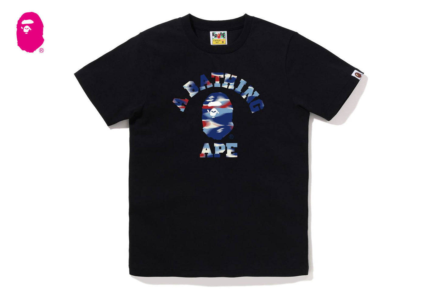 BAPE 螢幕迷彩大學T恤