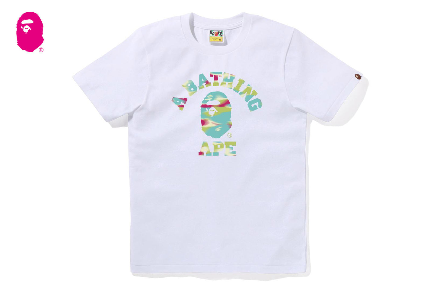 BAPE 螢幕迷彩大學T恤