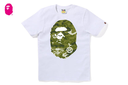 BAPE MULTI PIXEL CAMO BIG APE HEAD TEE