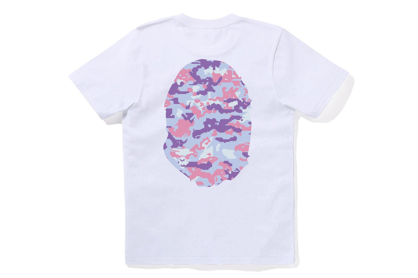 BAPE MULTI PIXEL CAMO BIG APE HEAD TEE