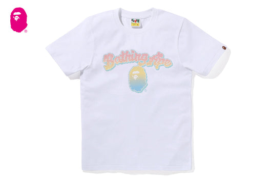 BAPE GLITTER CLOUDY LOGO TEE