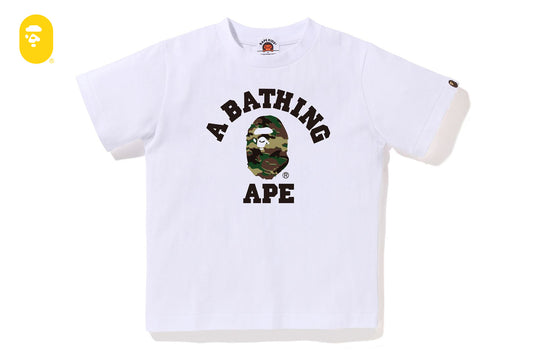 BAPE GLITCH WOODLAND CAMO 大學T恤