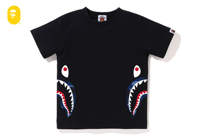 BAPE 彩色迷彩側面鯊魚T恤