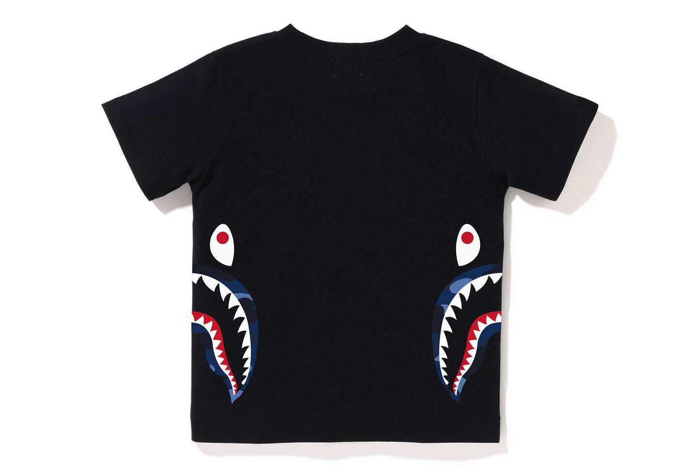 BAPE 彩色迷彩側面鯊魚T恤