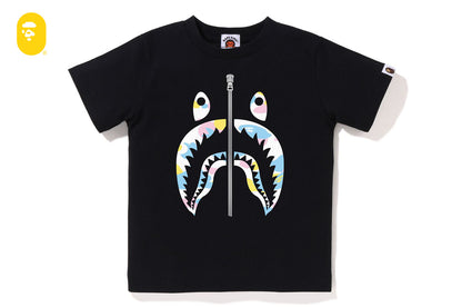 BAPE NEW MULTI CAMO SHARK TEE