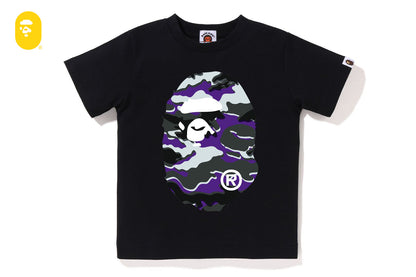 BAPE GLITCH WOODLAND CAMO BIG APE HEAD TEE