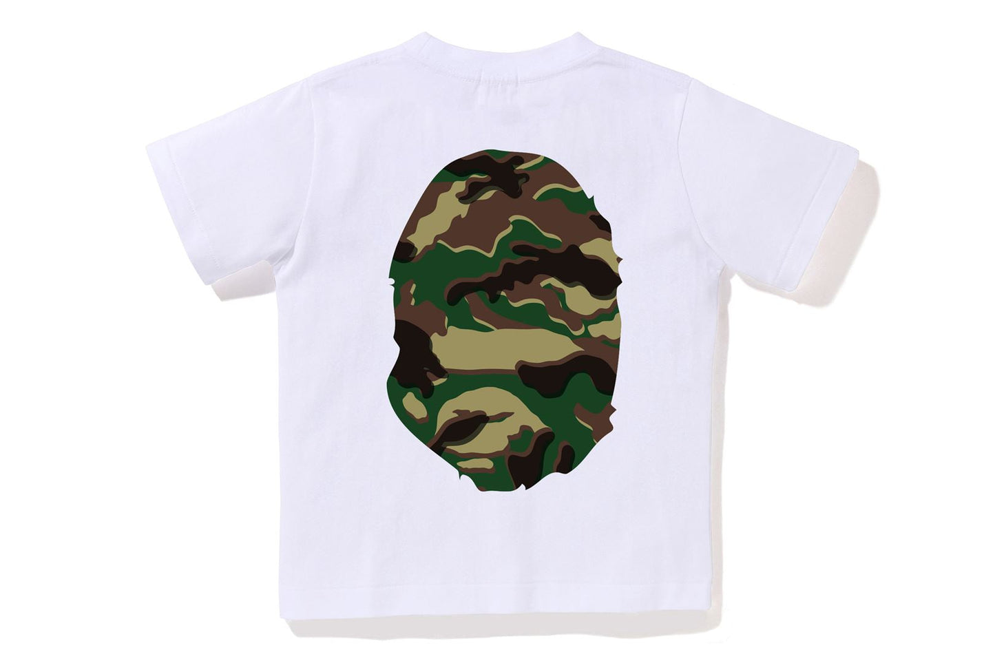 BAPE GLITCH WOODLAND CAMO BIG APE HEAD TEE