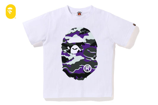 BAPE GLITCH WOODLAND CAMO BIG APE HEAD TEE