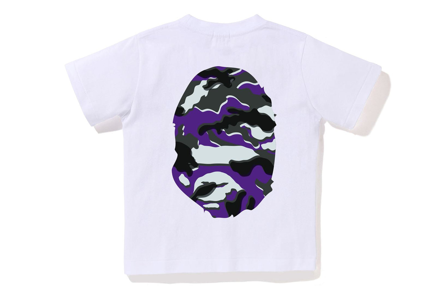 BAPE GLITCH WOODLAND CAMO BIG APE HEAD TEE