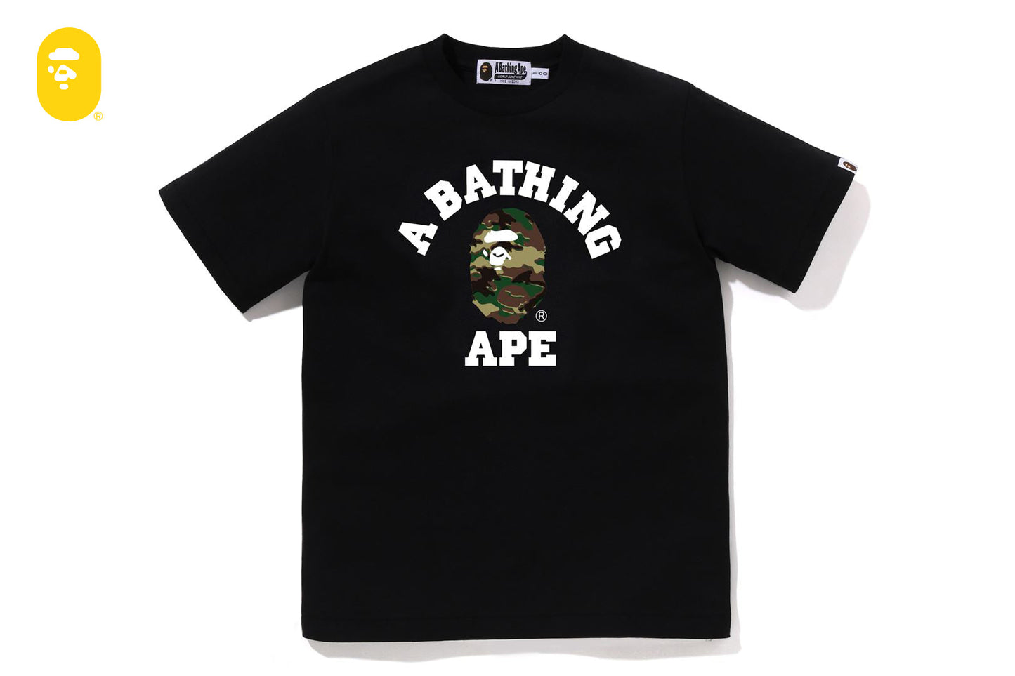 BAPE GLITCH WOODLAND CAMO 大學T恤