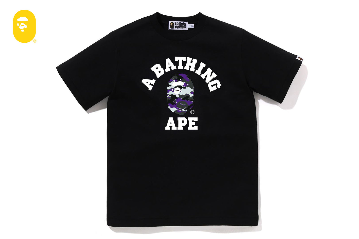 BAPE GLITCH WOODLAND CAMO 大學T恤