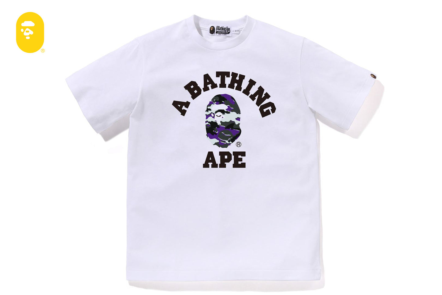 BAPE GLITCH WOODLAND CAMO 大學T恤