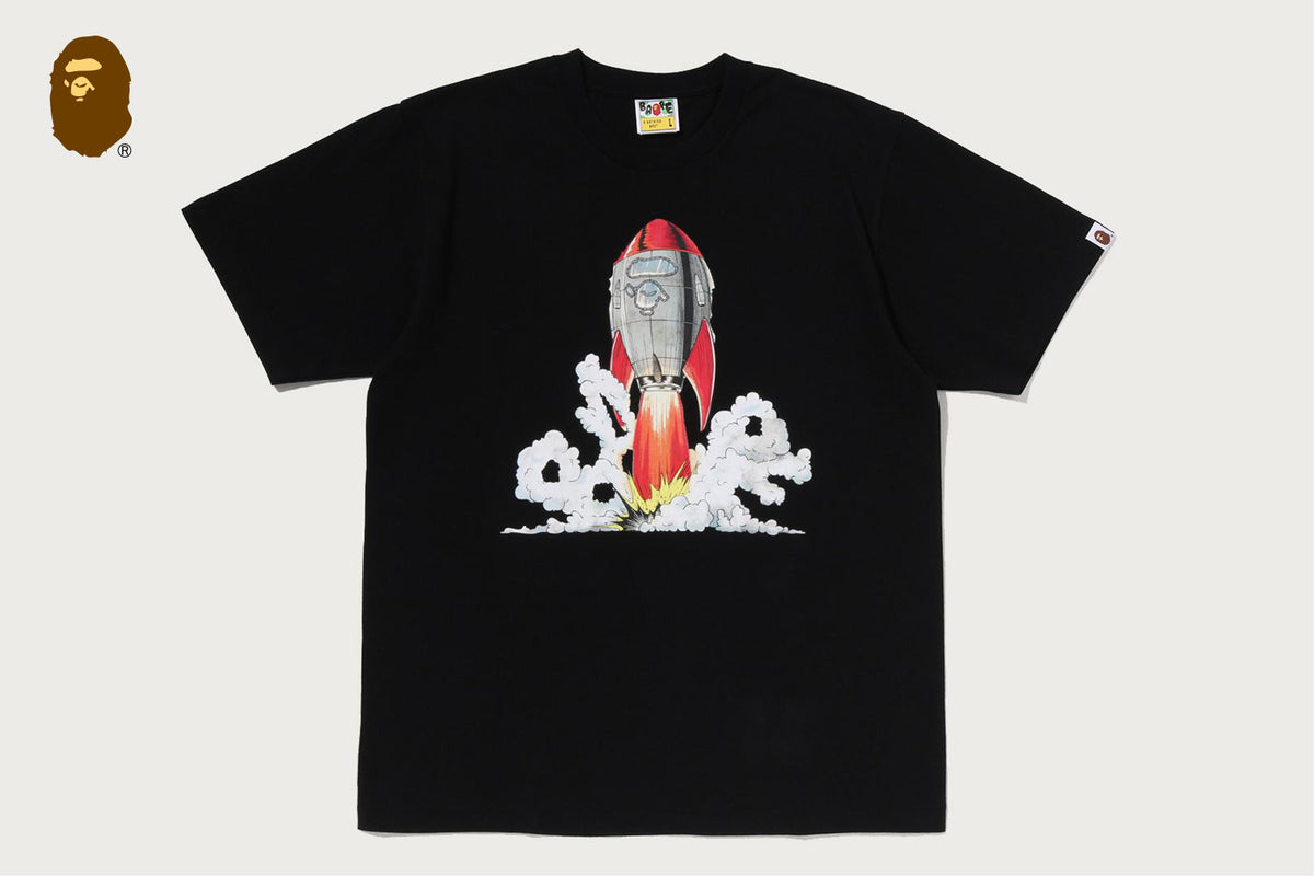 BAPE APE HEAD ROCKET T恤
