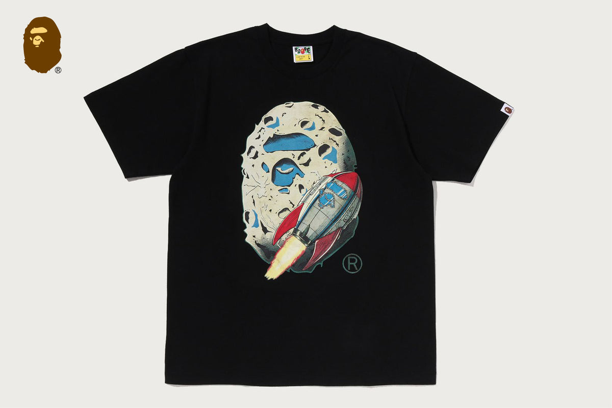 BAPE MOON APE HEAD T恤