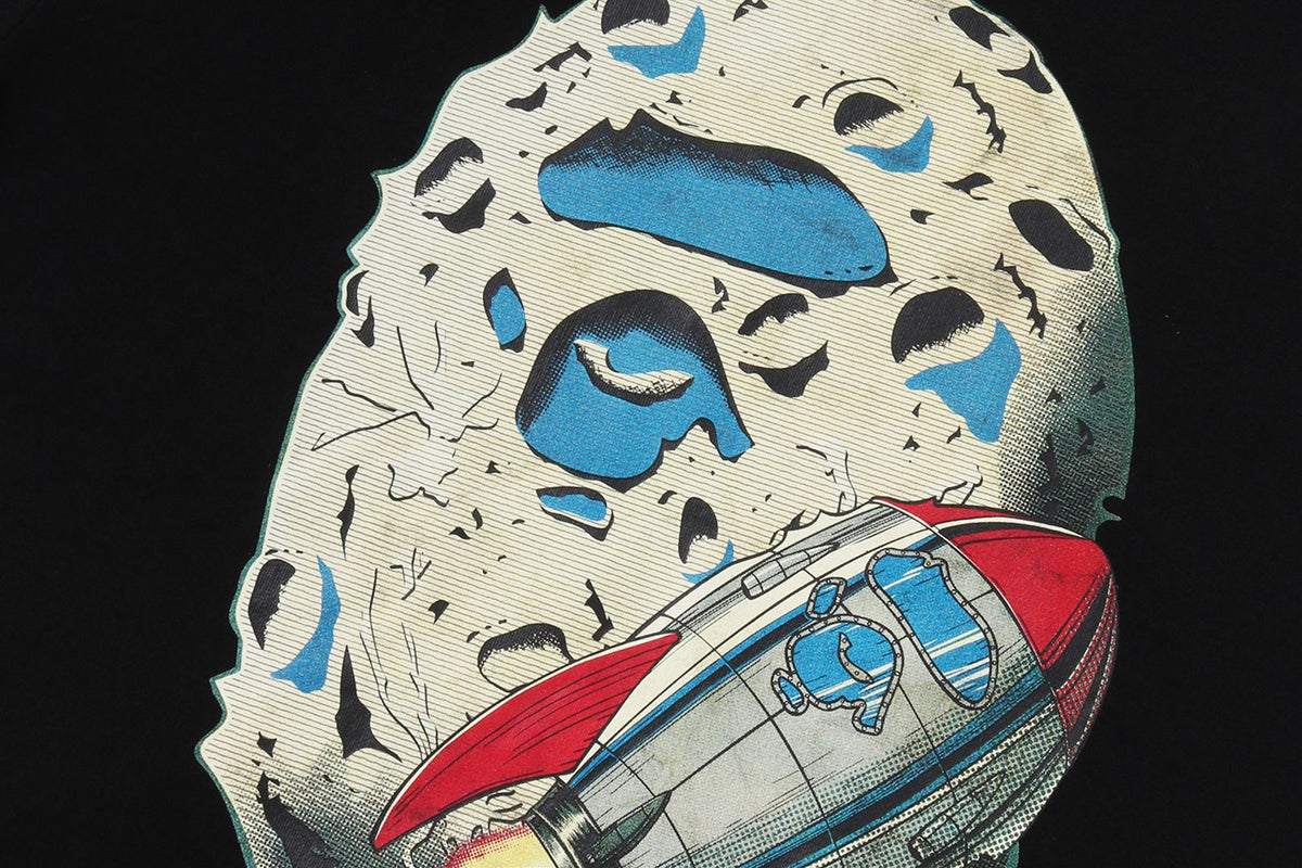 BAPE MOON APE HEAD T恤