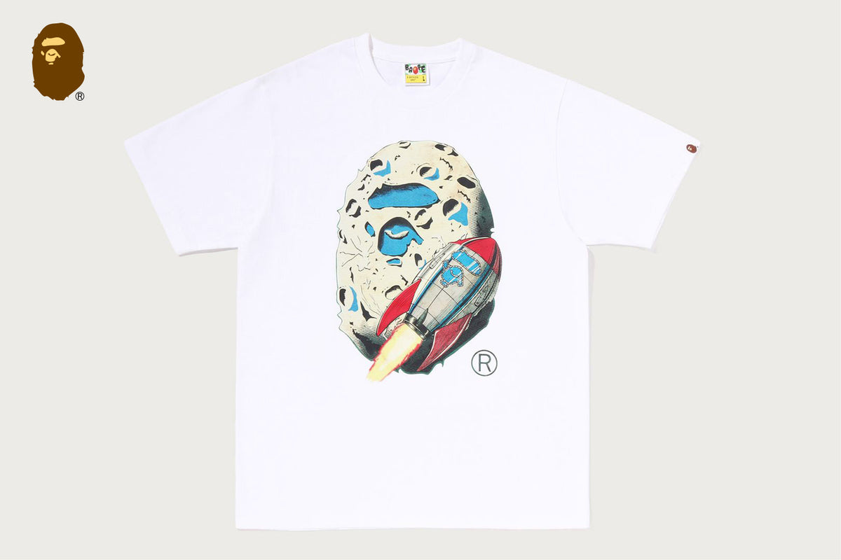 BAPE MOON APE HEAD T恤