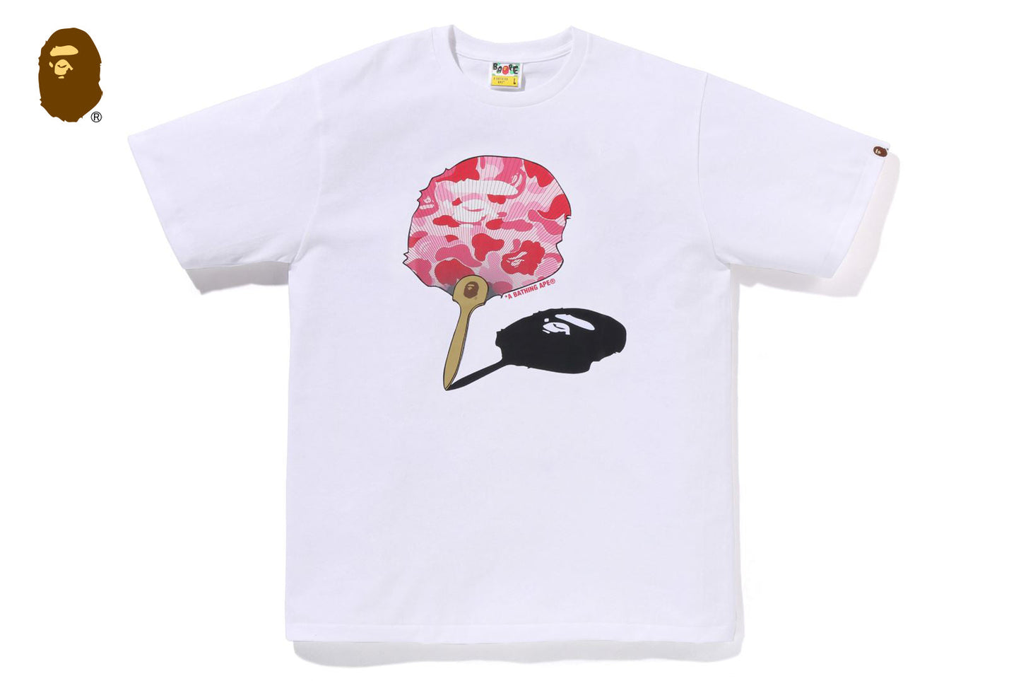 BAPE ABC CAMO 日本扇子猿頭短袖T恤