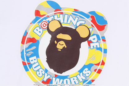 BAPE X MEDICOM TOY 30TH ANNIV. BUSY WORKS TEE