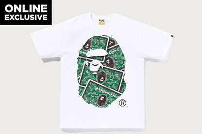 BAPE CARD BIG APE HEAD T恤 BAPEC