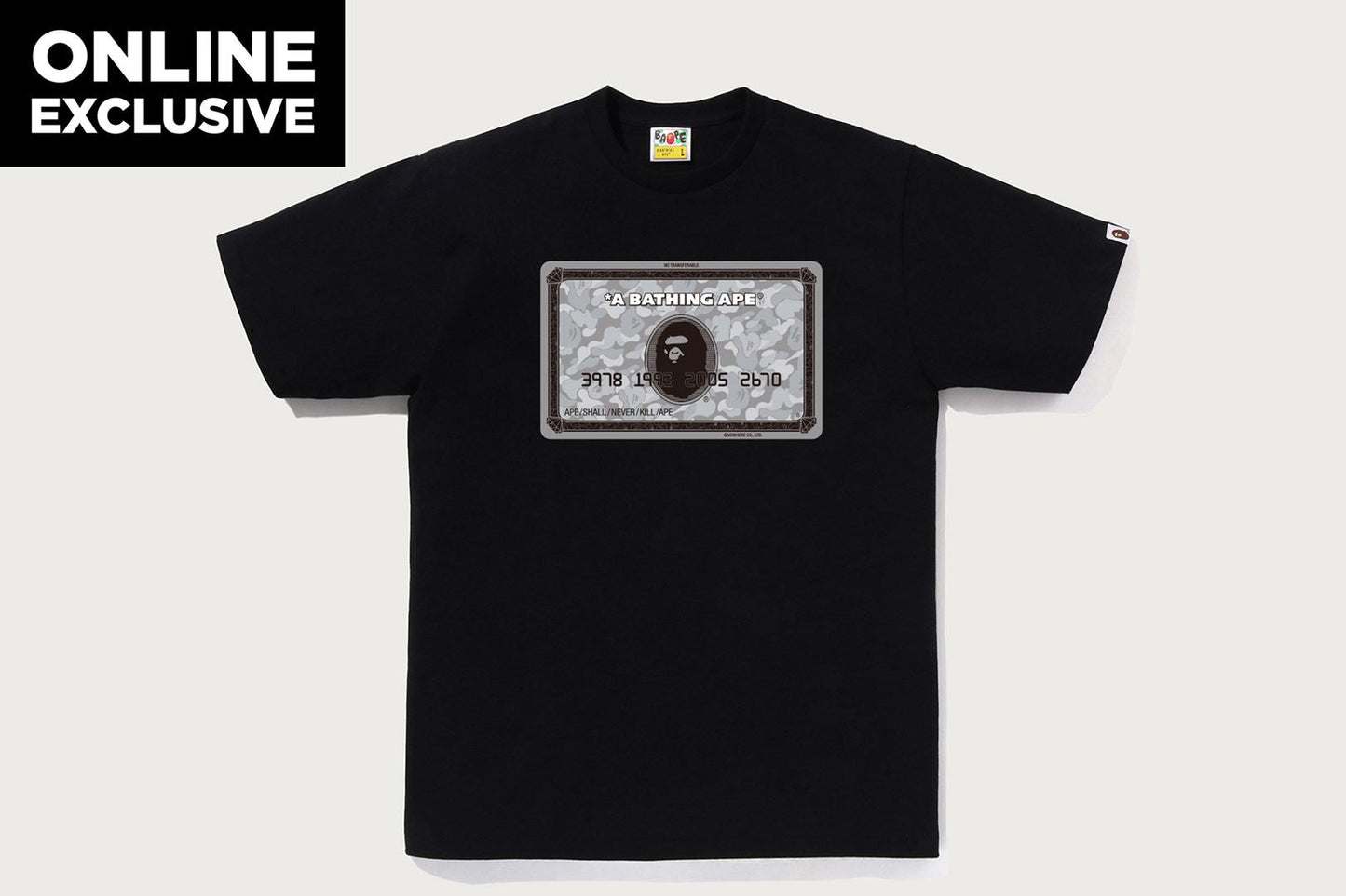 BAPE CARD TEE BAPEC