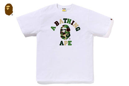 BAPE ABC CAMO COLLEGE TEE