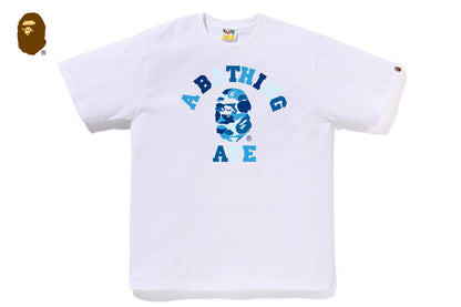 BAPE ABC CAMO COLLEGE TEE