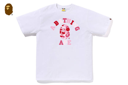 BAPE ABC CAMO COLLEGE TEE