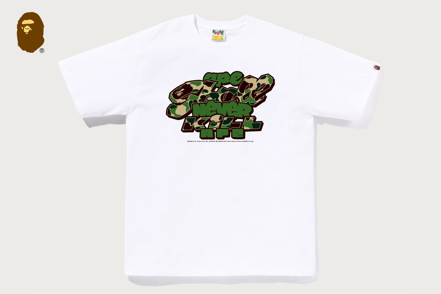 BAPE ABC CAMO TOON ASNKA TEE