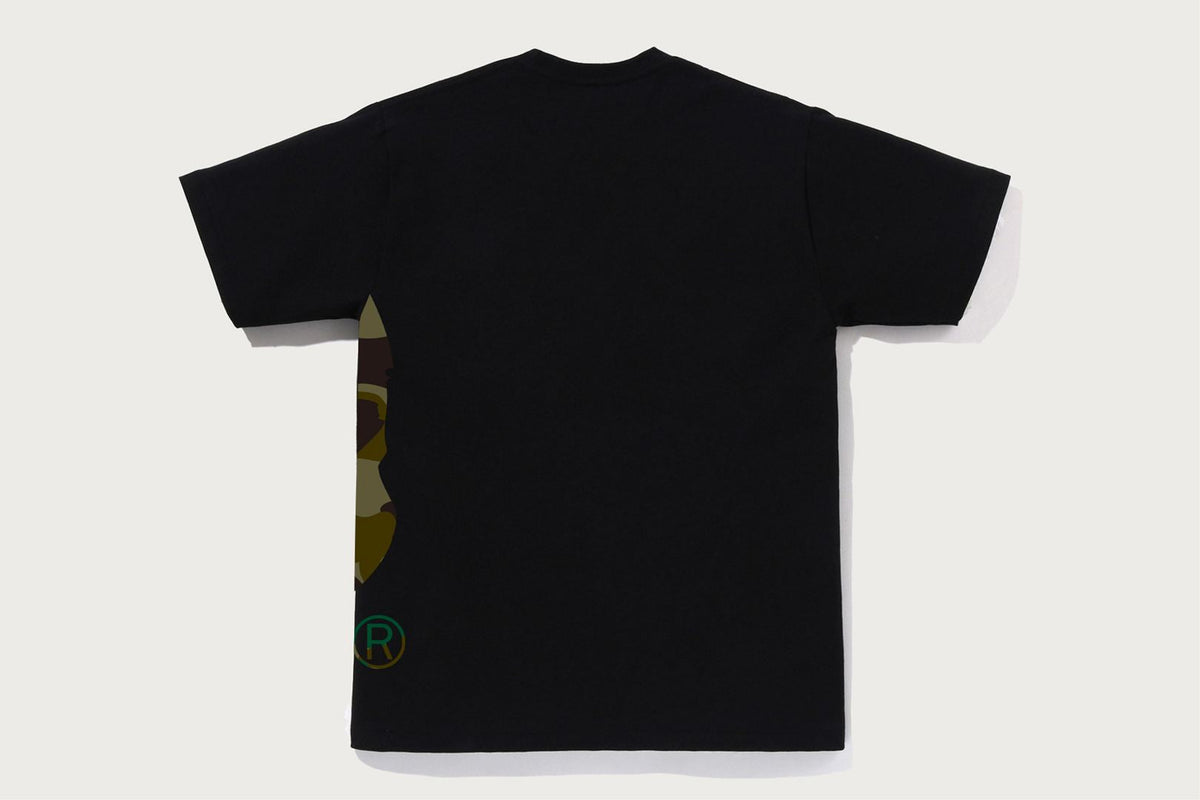 BAPE 1ST CAMO SIDE BIG APE HEAD T恤
