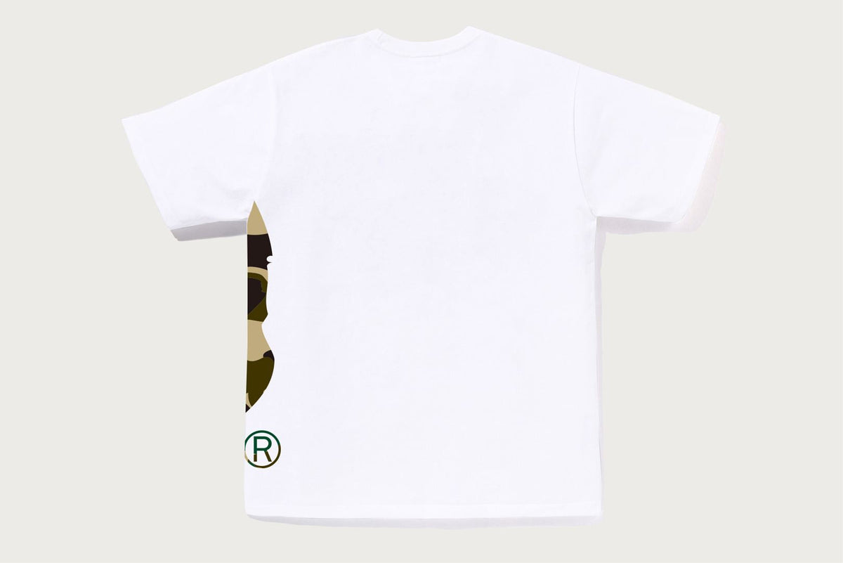 BAPE 1ST CAMO SIDE BIG APE HEAD T恤
