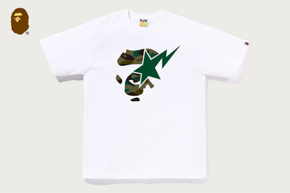 BAPE 1ST CAMO APE FACE ON BAPESTA T恤