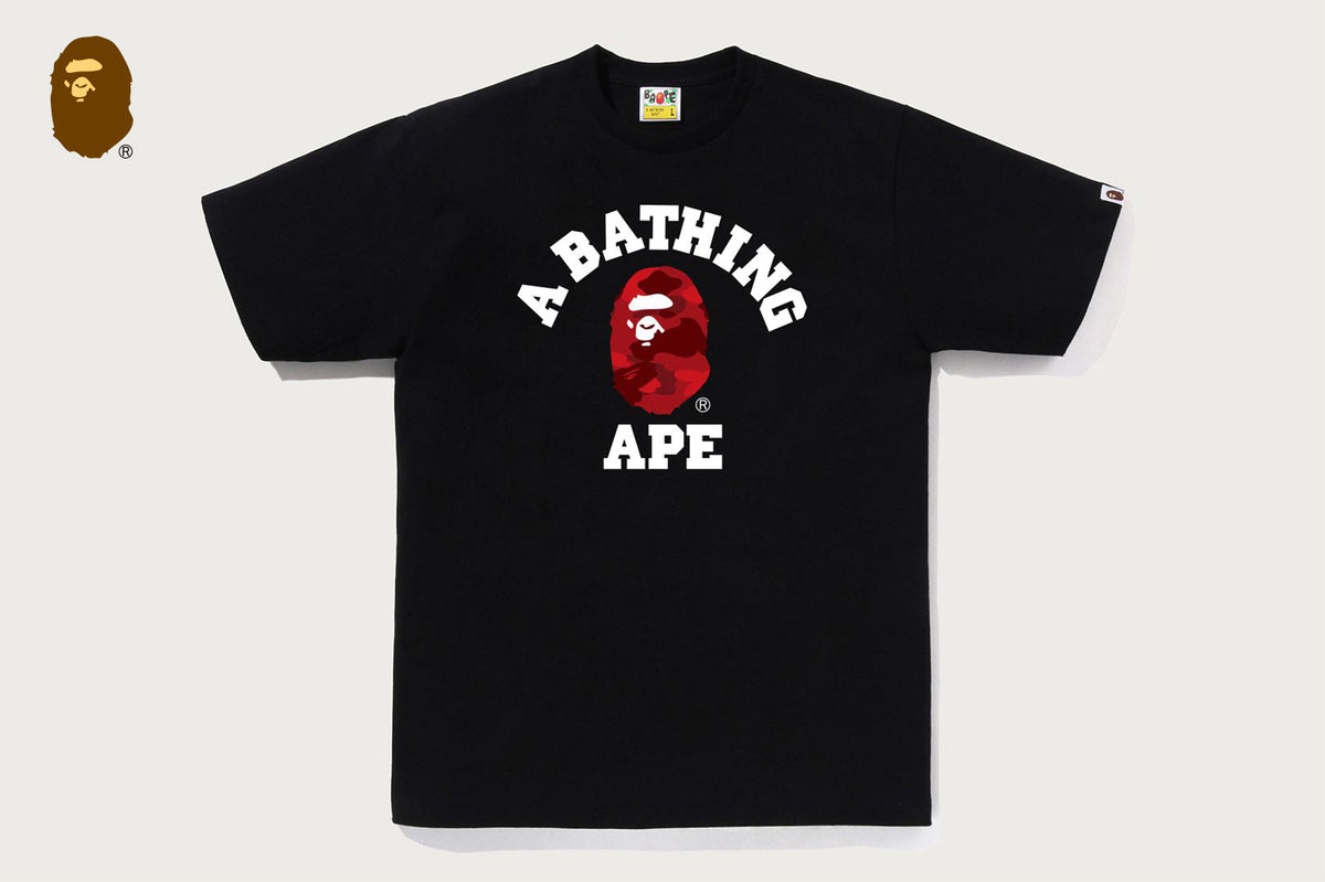 BAPE COLOR CAMO COLLEGE T恤