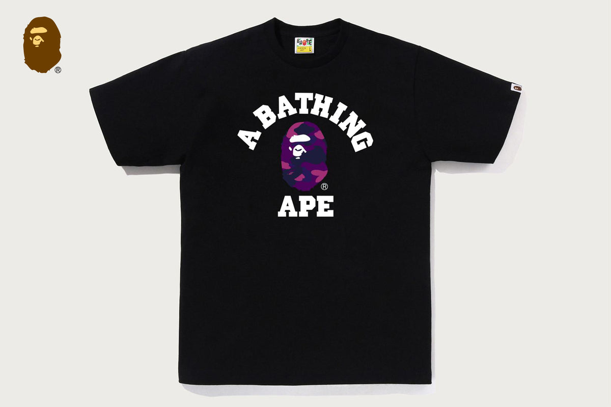 BAPE COLOR CAMO COLLEGE T恤