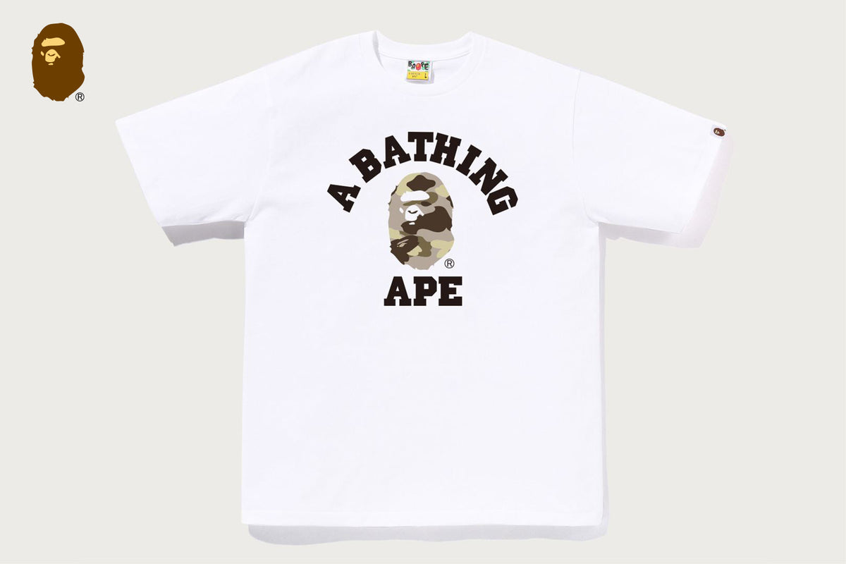 BAPE COLOR CAMO COLLEGE T恤