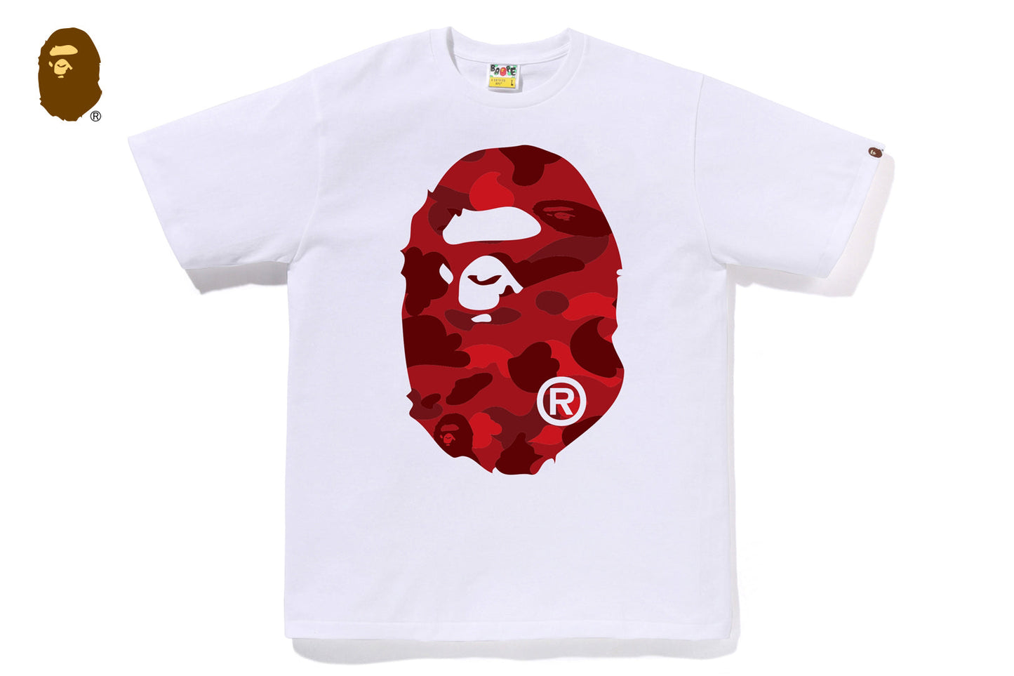 BAPE COLOR CAMO BIG APE HEAD TEE