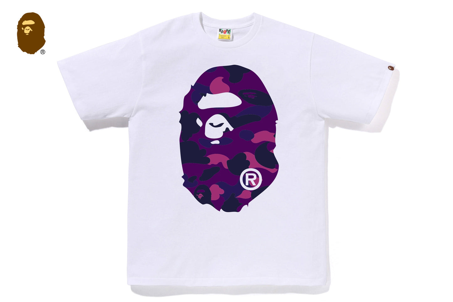 BAPE COLOR CAMO BIG APE HEAD TEE