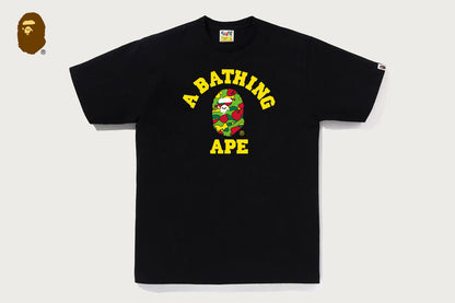BAPE STA CAMO COLLEGE TEE