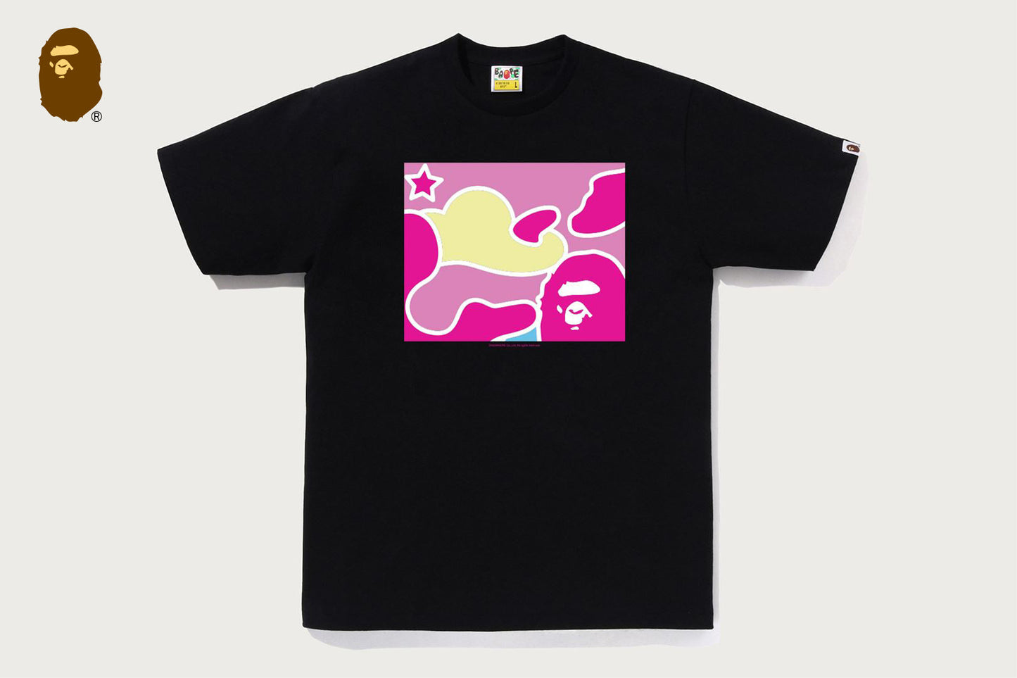 BAPE STA CAMO FOCUS BOX TEE