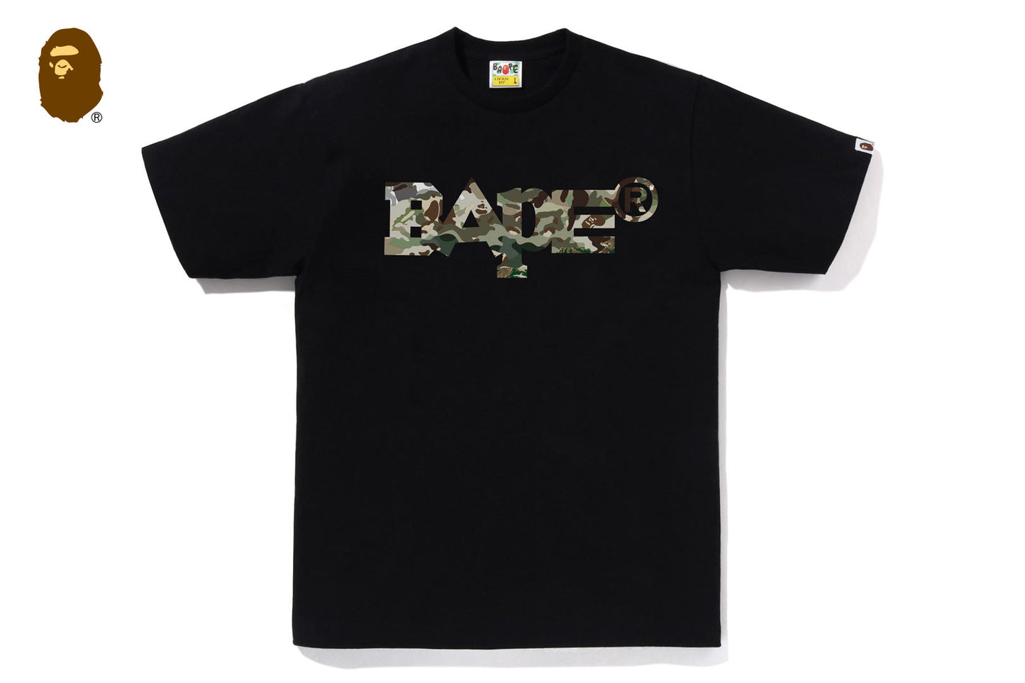 BAPE 混合迷彩標誌短袖T恤