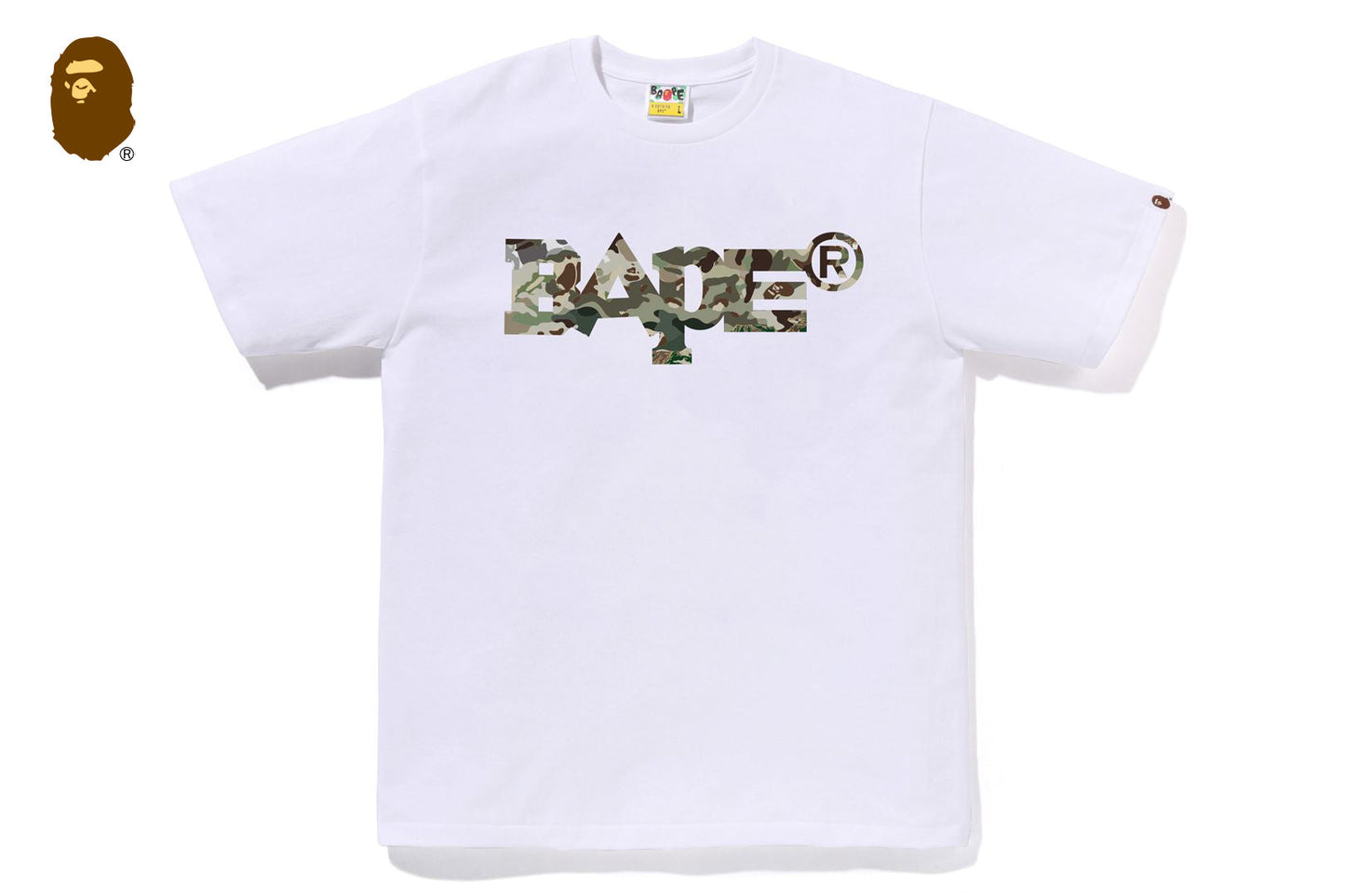BAPE 混合迷彩標誌短袖T恤