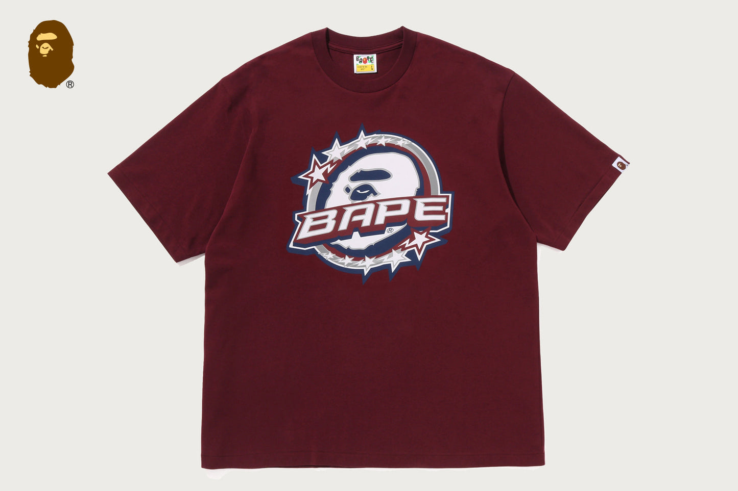 BAPE TWIN STA LOGO 寬鬆版T恤