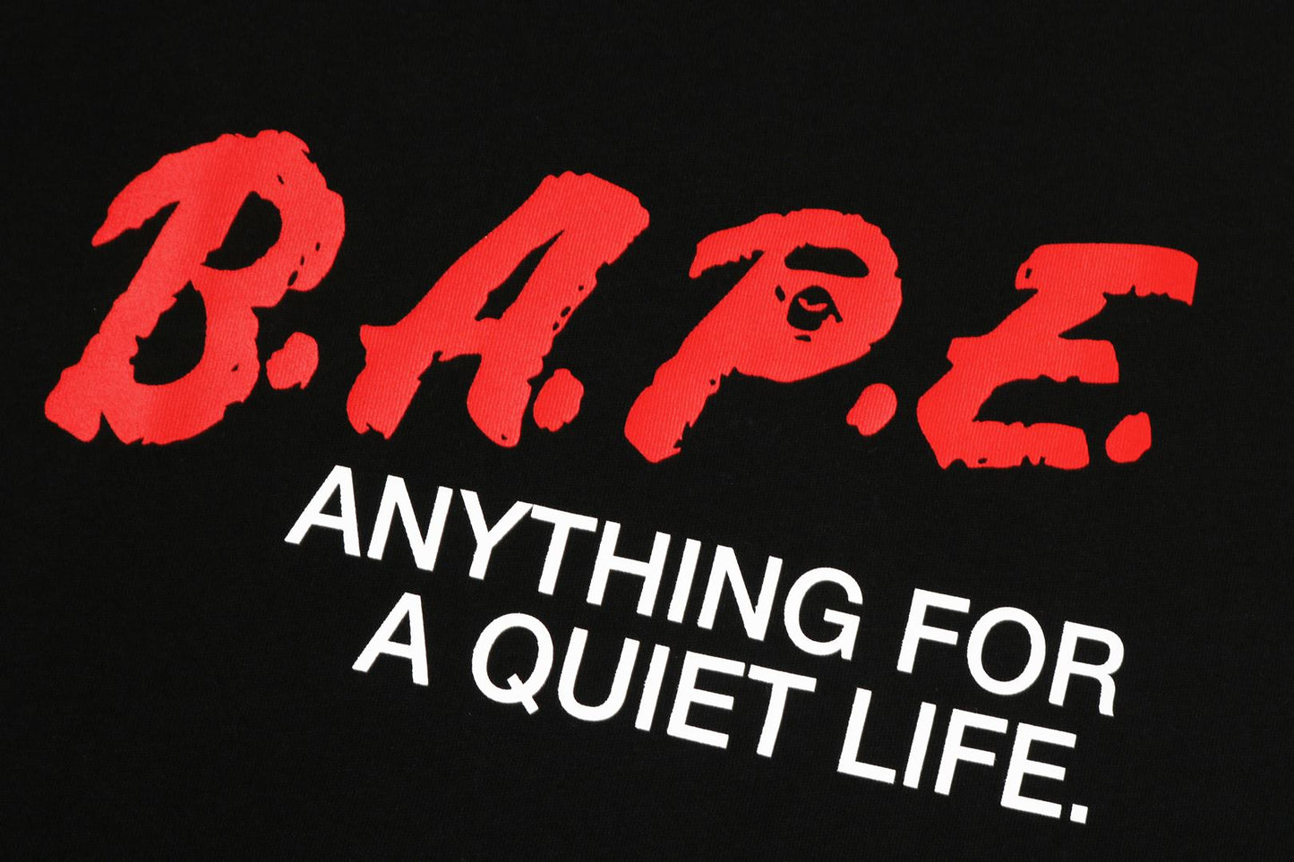 BAPE MOTTO LOGO 寬鬆版T恤
