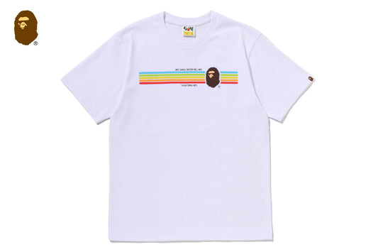 BAPE APE HEAD RAINBOW TEE