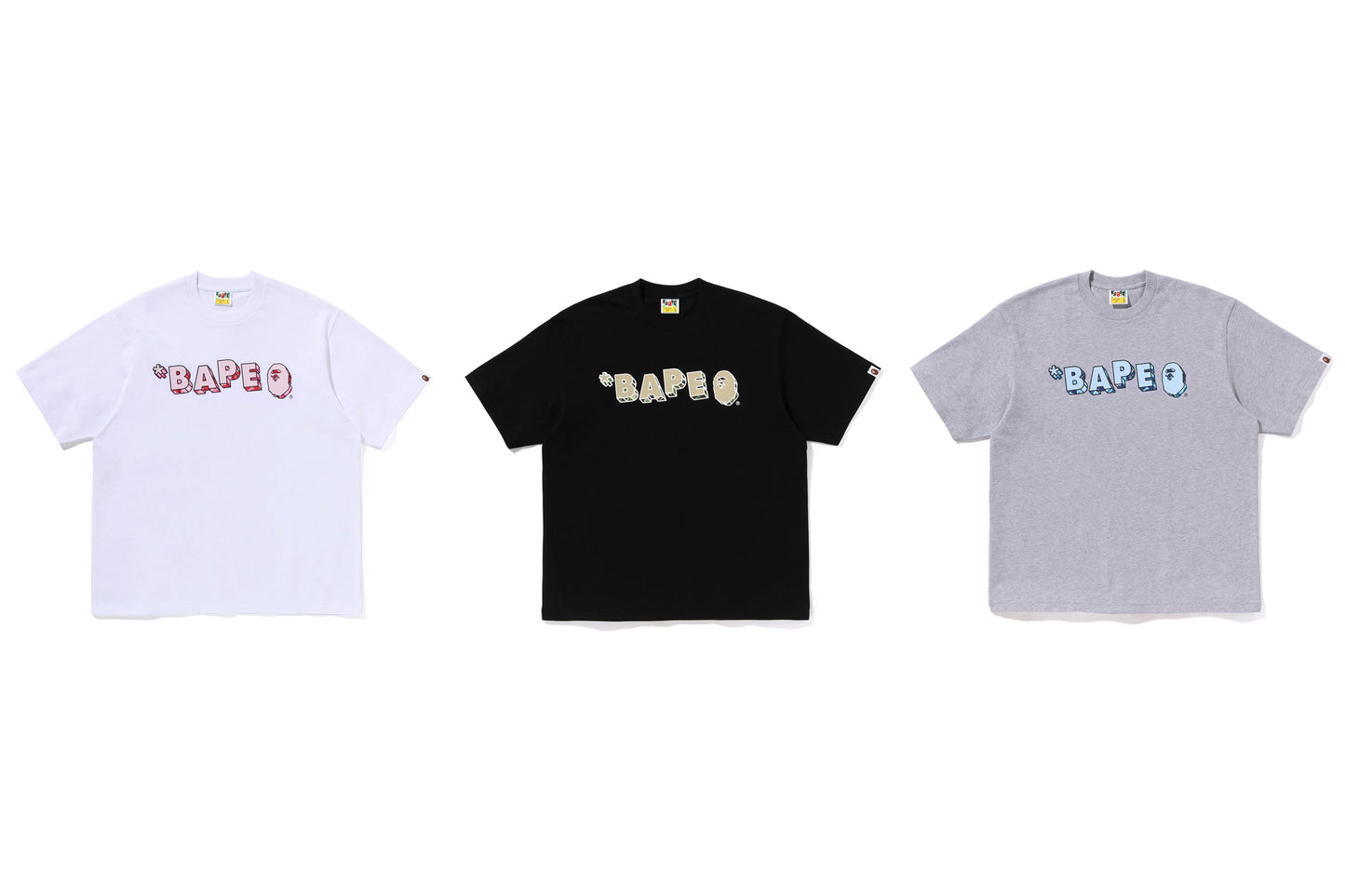 BAPE ABC CAMO BAPE LOGO 寬鬆版T恤
