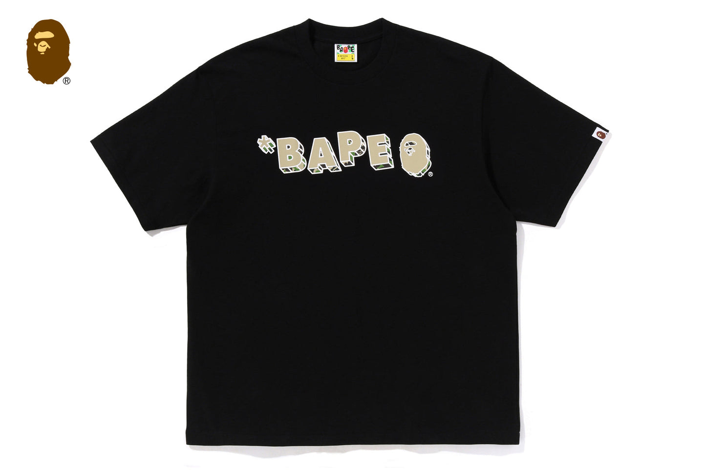 BAPE ABC CAMO BAPE LOGO 寬鬆版T恤