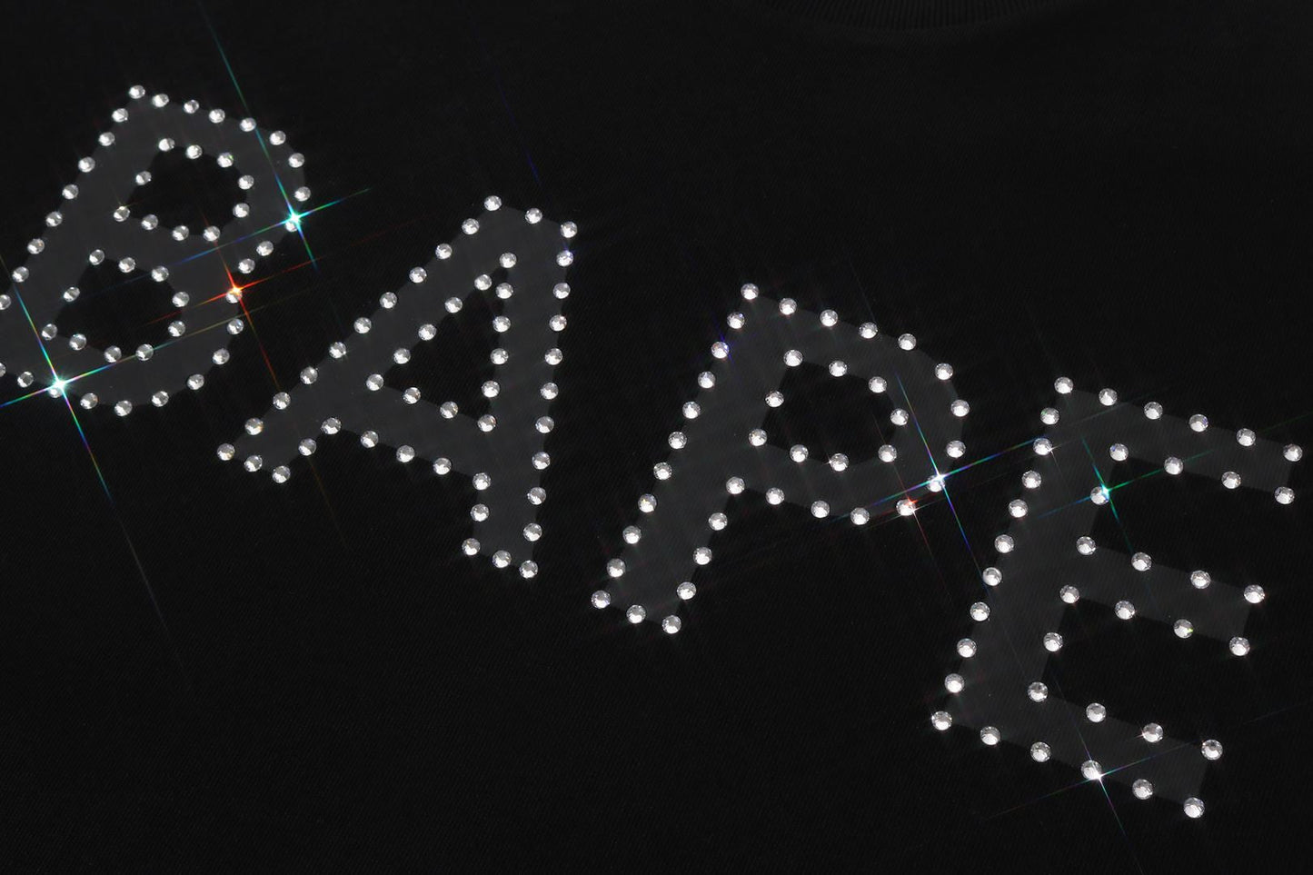 BAPE 水晶字母標誌寬鬆版T恤