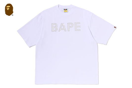 BAPE 水晶字母放鬆版T恤