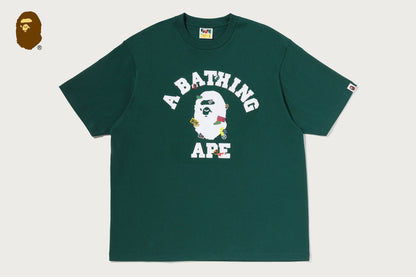 BAPE STICKER COLLEGE RELAXED FIT TEE