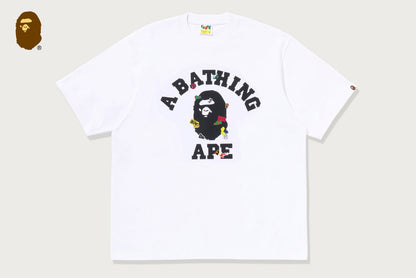 BAPE STICKER COLLEGE RELAXED FIT TEE