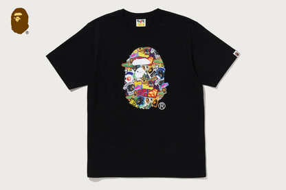 BAPE STICKER PACK APE HEAD TEE